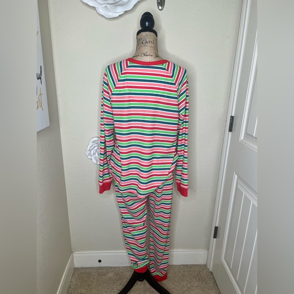 NTM: Pajamaramas Striped Waffle Knit Pajama Set Top & Drawstring Pants Sz M NWT - Picture 11 of 15